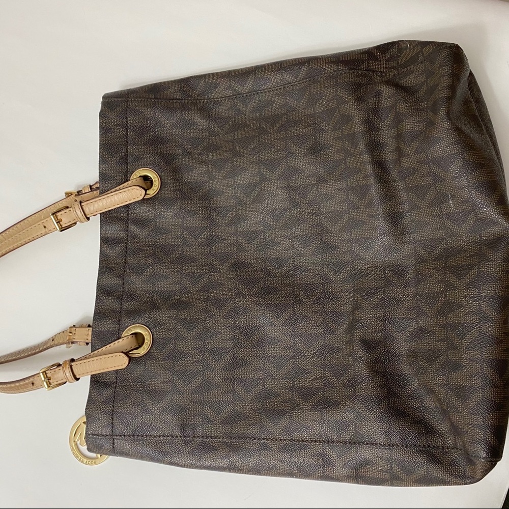 Michael Kors | Brown leather signature purse - Picture 3 of 6